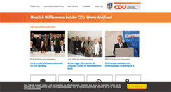 Desktop Screenshot of cdu-werra-meissner.de