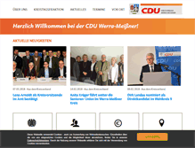 Tablet Screenshot of cdu-werra-meissner.de